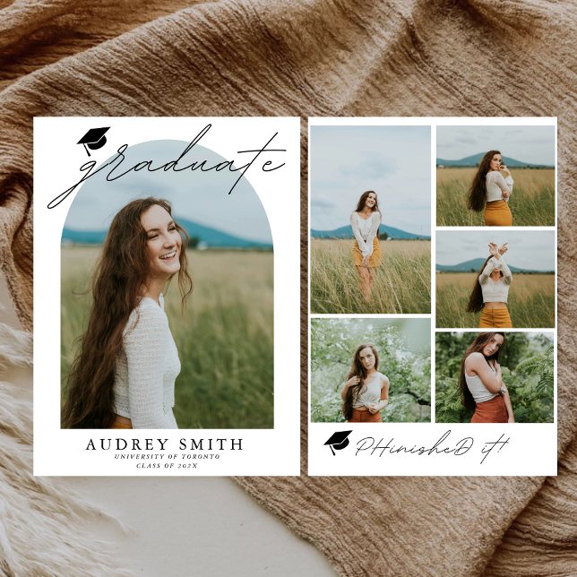 Graduate PHINISHED IT Graduation Announcement (Creator Uploaded)