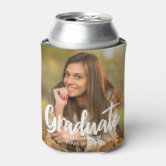 BRIDE Varsity Letter 12 oz Slim Can Koozie Wedding or Bachelorette