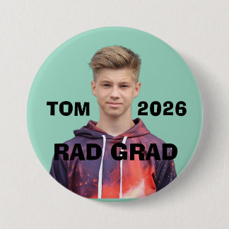 GRADUATE PHOTO BUTTON CUSTOM