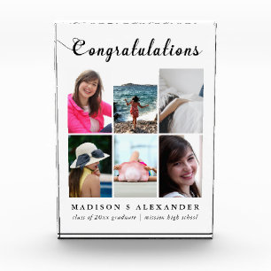 Graduate Photo Collage and Typography with Name Block