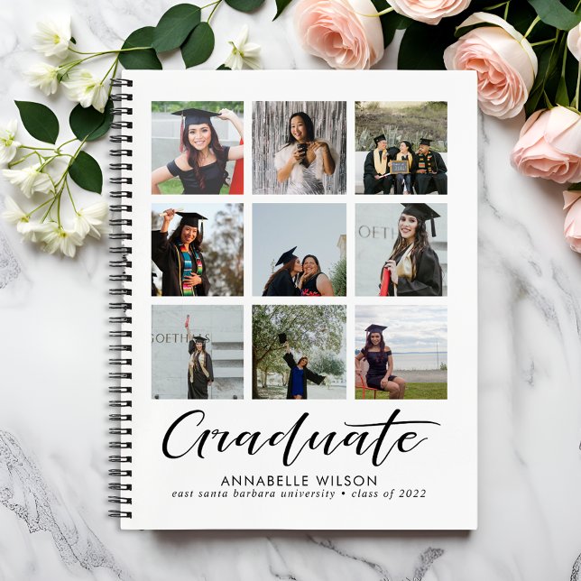 Graduate Photo Collage Keepsake Notebook (Creator Uploaded)