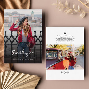 Graduate Photo Graduation 2026 Thank You Card
