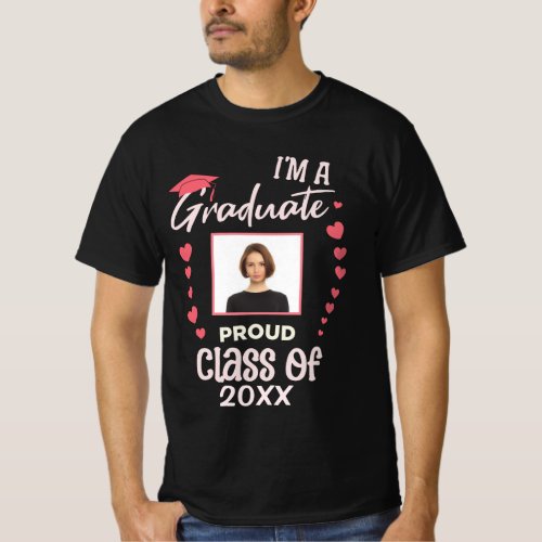 Graduate Photo Graduation Class of 2023 Custom T_Shirt