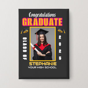 Graduate Photo Graduation Congratulations Custom Button