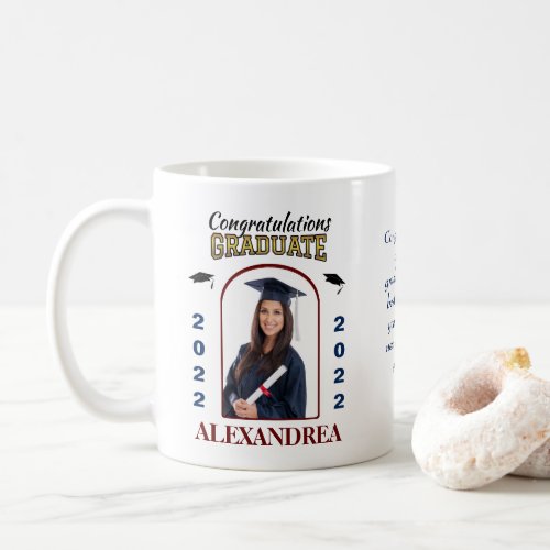 Graduate Photo Graduation Congratulations Custom  Coffee Mug