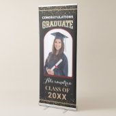 Graduate Photo Graduation Congratulations Custom Retractable Banner ...