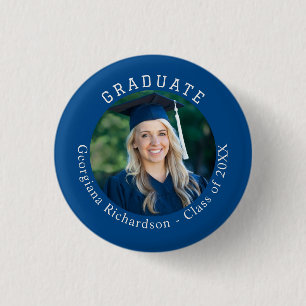 Graduate Photo Name Class Year Graduation Keepsake Button