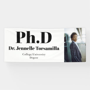 Graduate Photo PhD Graduation Banner
