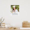 Graduate Photo Script Welcome Poster | Zazzle
