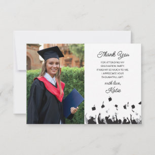 Graduate Photo Thank You Card