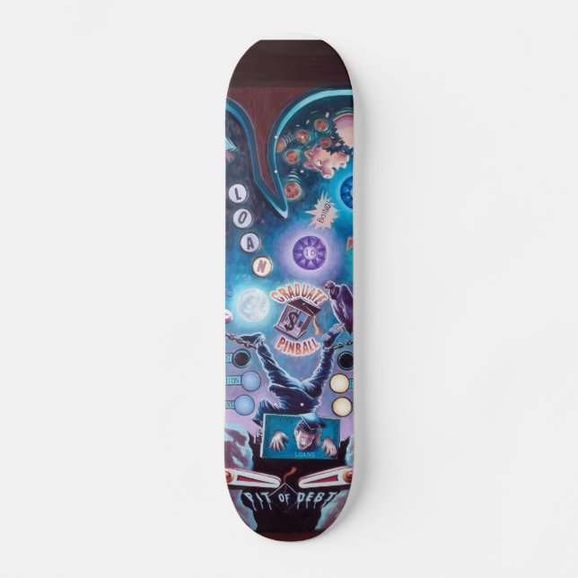 Graduate Pinball Skateboard (Front)