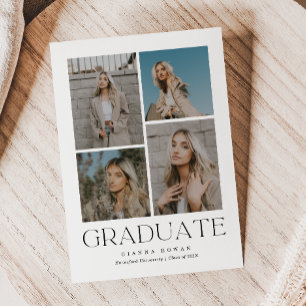 Graduate Prestige Graduation Photo Announcement