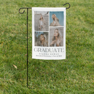 Graduate Prestige Personalized Garden Flag