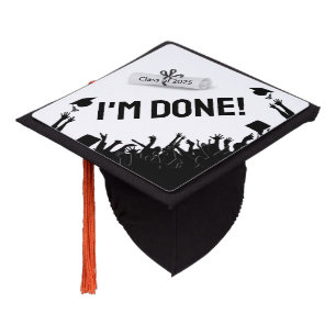 Graduate Quote with 2026 Diploma  Graduation Cap Topper
