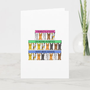 Graduate School Acceptance Congratulations Card