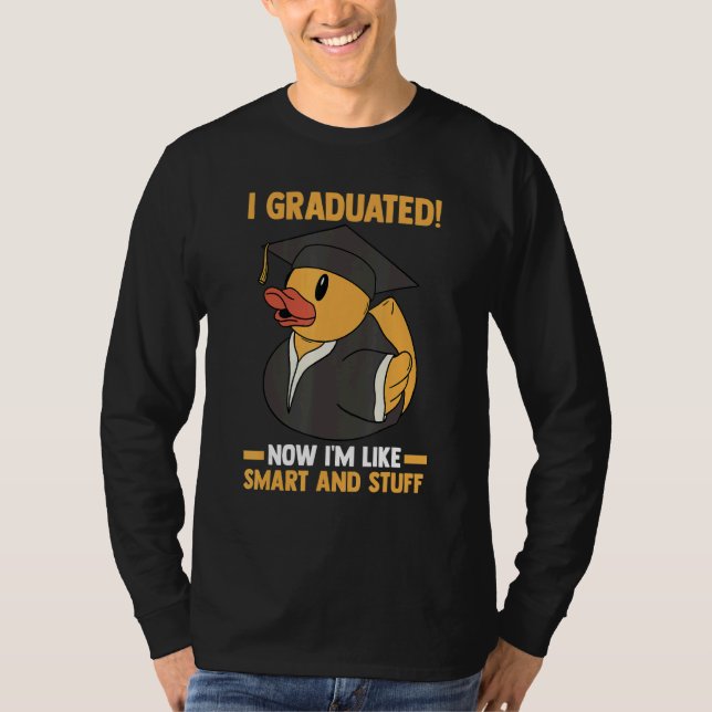 Graduate School Duck Graduation T-Shirt (Front)