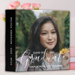 Graduate Scrapbook 2 Photo Album Graduation 3 Ring Binder