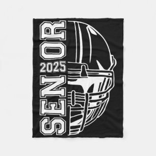 Graduate Senior Cl Of 2025 Graduation American Foo Fleece Blanket