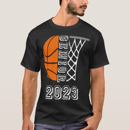 Graduate Senior Class 2023 Graduation Basketball P T_Shirt