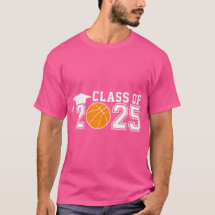 Graduate Senior Class Of 2025 Basketball Player Gr T-Shirt