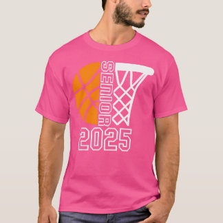 Graduate Senior Class Of 2025 Basketball Player Gr T-Shirt