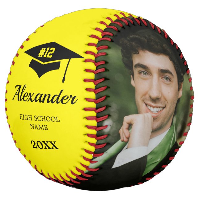 Graduate Senior High School Softball player Photo (Angled)