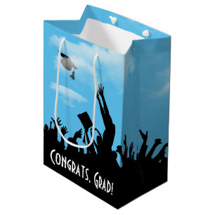 Graduate Silhouette with Sky Medium Gift Bag
