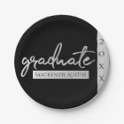 Graduate Silver Script | Trendy Faux Metallic