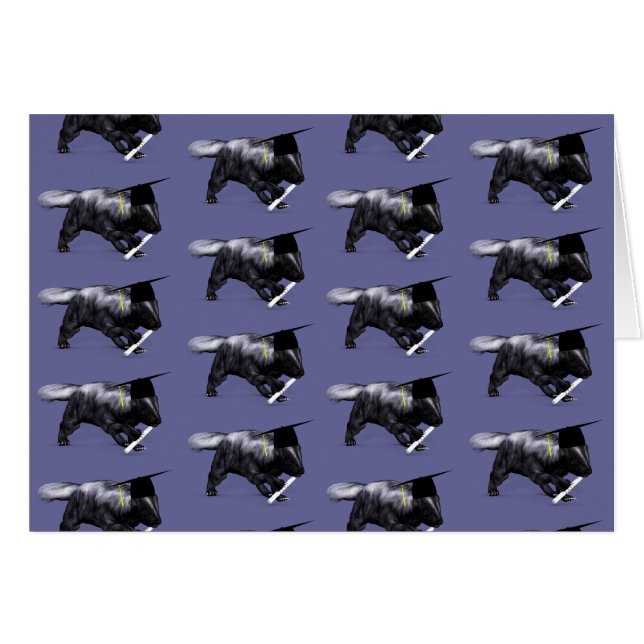 Graduate Skunk Cards (Front Horizontal)