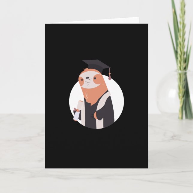 Graduate Sloth Card (Front)