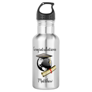 Graduate Stainless Steel Water Bottle