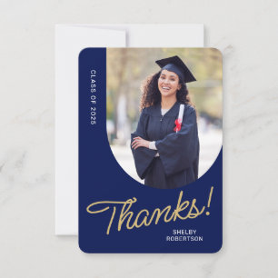 Graduate Thank You Script Arch Photo