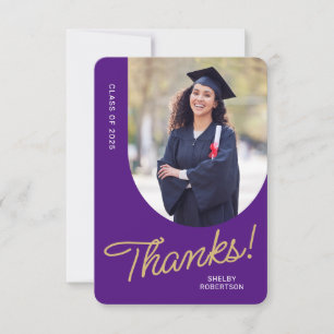 Graduate Thank You Script Arch Photo