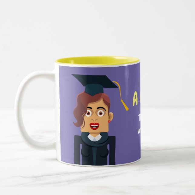 Graduate Two-Tone Coffee Mug (Left)