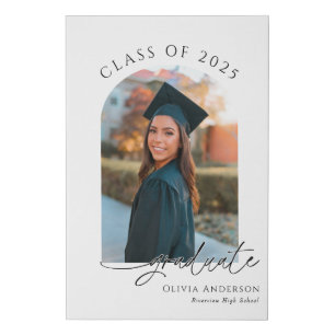 Graduate Welcome Sign with Photo