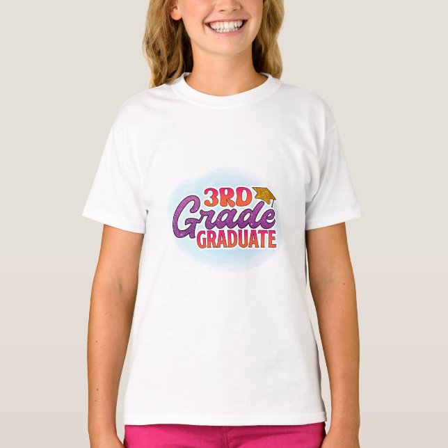 Graduated 3rd Grade T-Shirt (Front)