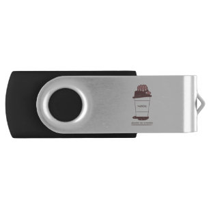 Graduated And Caffeinated Flash Drive