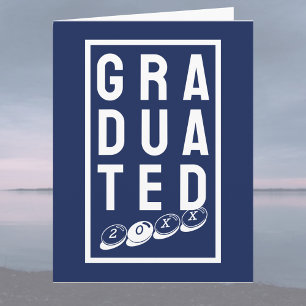 Graduated. Congratulations on Your Graduation Card
