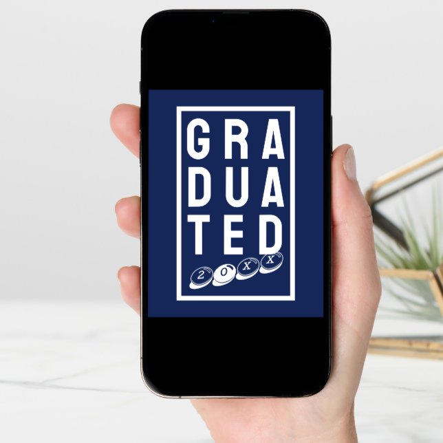 Graduated. Congratulations on Your Graduation Card (Front Digital)