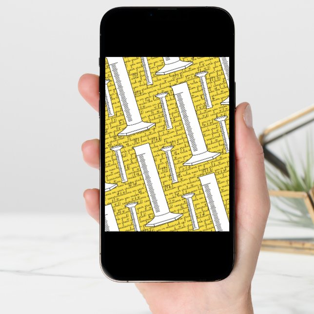 Graduated Cylinder Happy Graduation Blank Card (Front Digital)