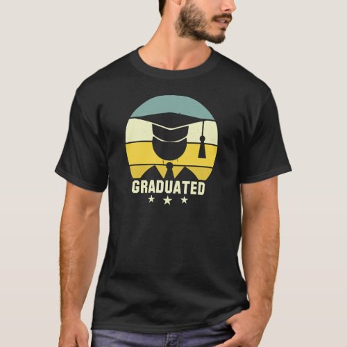 Graduated Graduate Graduation College School  T_Shirt