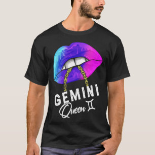 Graduated Purple Blue Gemini Queen May or June Wom T-Shirt