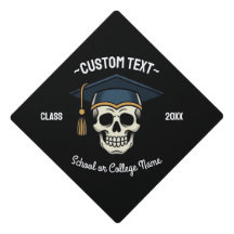 Graduated Skull Custom Name Year School