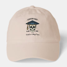 Graduated Skull Custom Name Year School