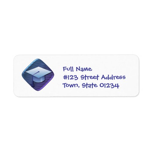 Graduates Cap Mailing Labels