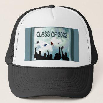 Graduates Hats In The Clouds Class Of 2022 by toots1 at Zazzle