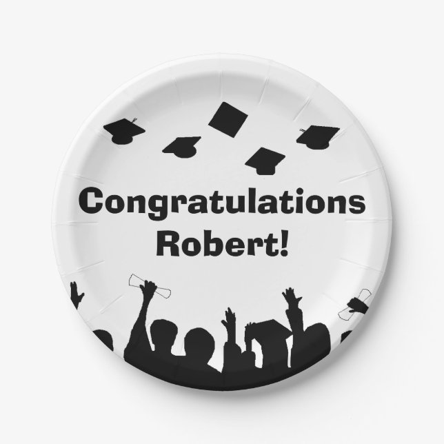 "Graduates" Paper Plates (Front)