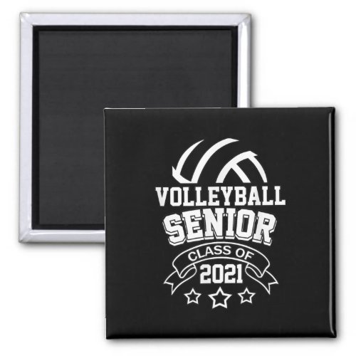 Graduating Class Of 2021 Volleyball Senior Magnet