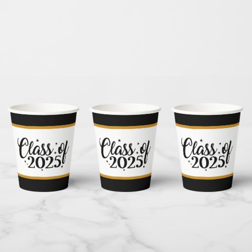 Graduating Class Of 2025 Paper Cups