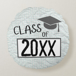 Graduating Class of 2025 Round Pillow